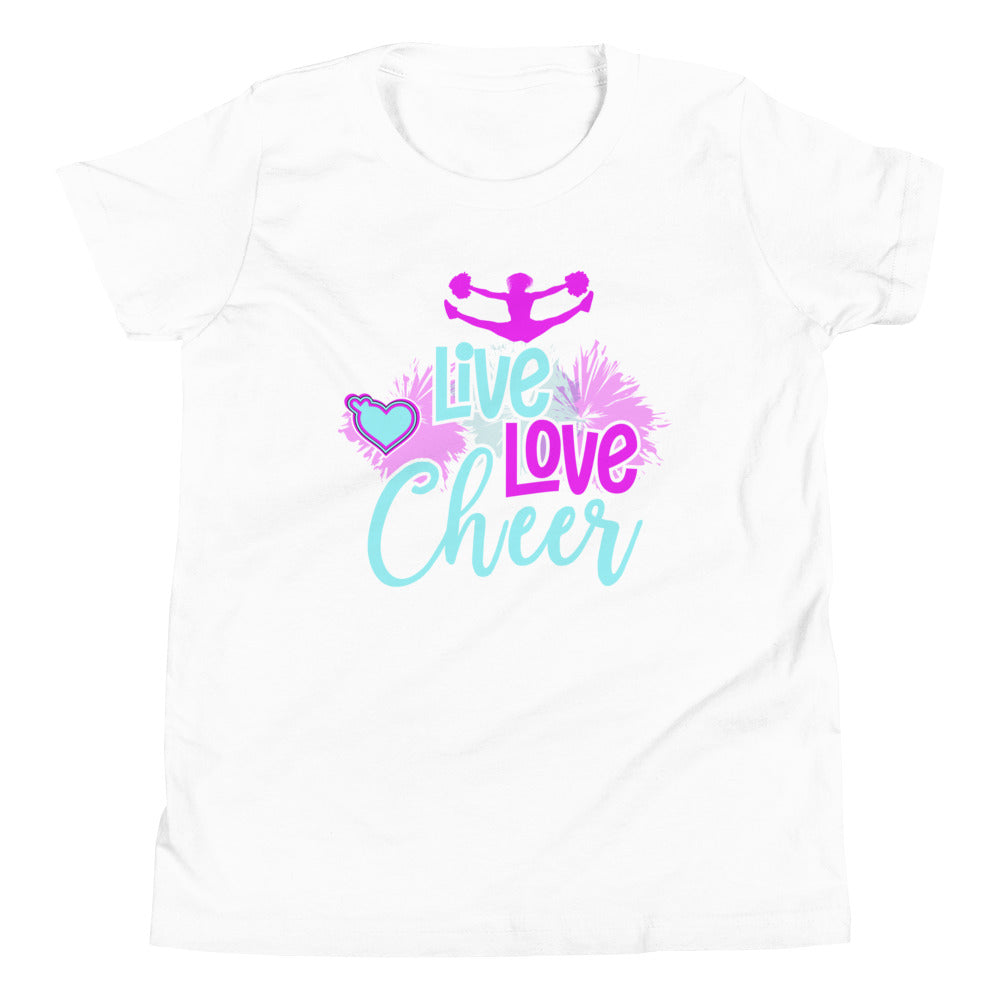 Live! Love! Cheer! Cheerleader - Dein leidenschaftliches T-Shirt