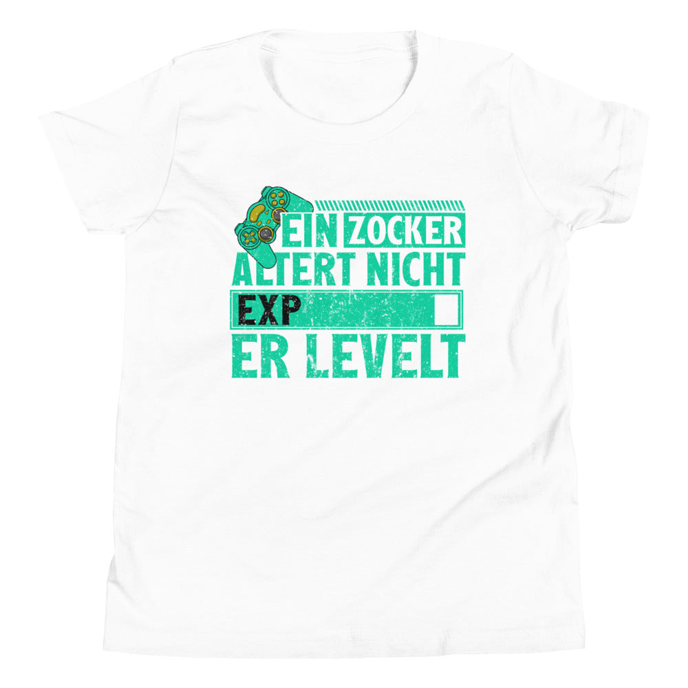 Zocker-Motivation: Ein Zocker altert nicht, er levelt! T-Shirt